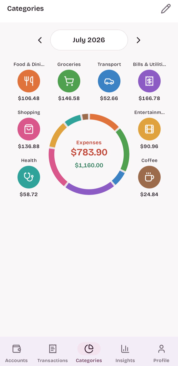 Arco on a phone — the compact one-handed layout